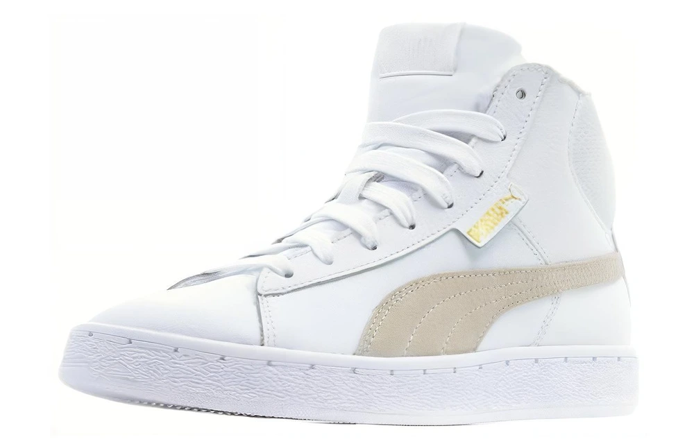 Кеды Puma Mid Leather утепленные белые унисекс - купить из Китая, Размер: 40 | Китай.рф