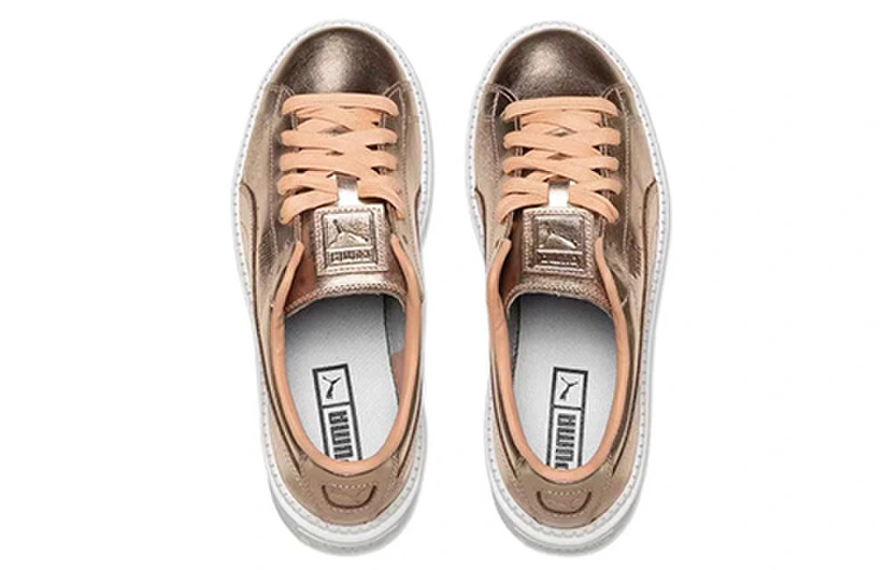Кеды PUMA Platform Trace золотые женские, Размер: 39 | Китай.рф