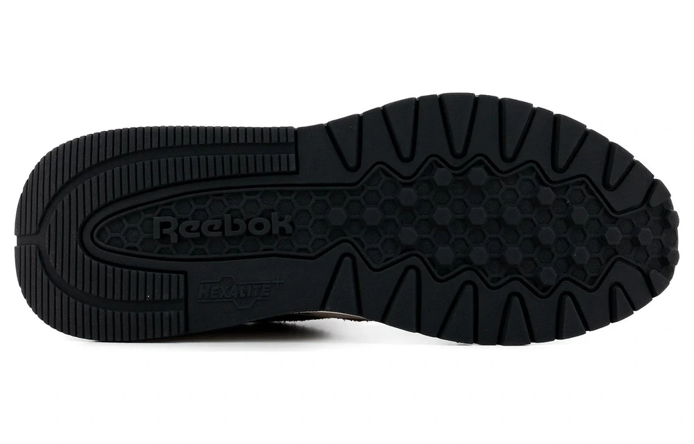 Кроссовки Reebok Classic Leather для бега коричнево-черные, Цвет: коричнево-черный, Размер: 44.5 | Китай.рф