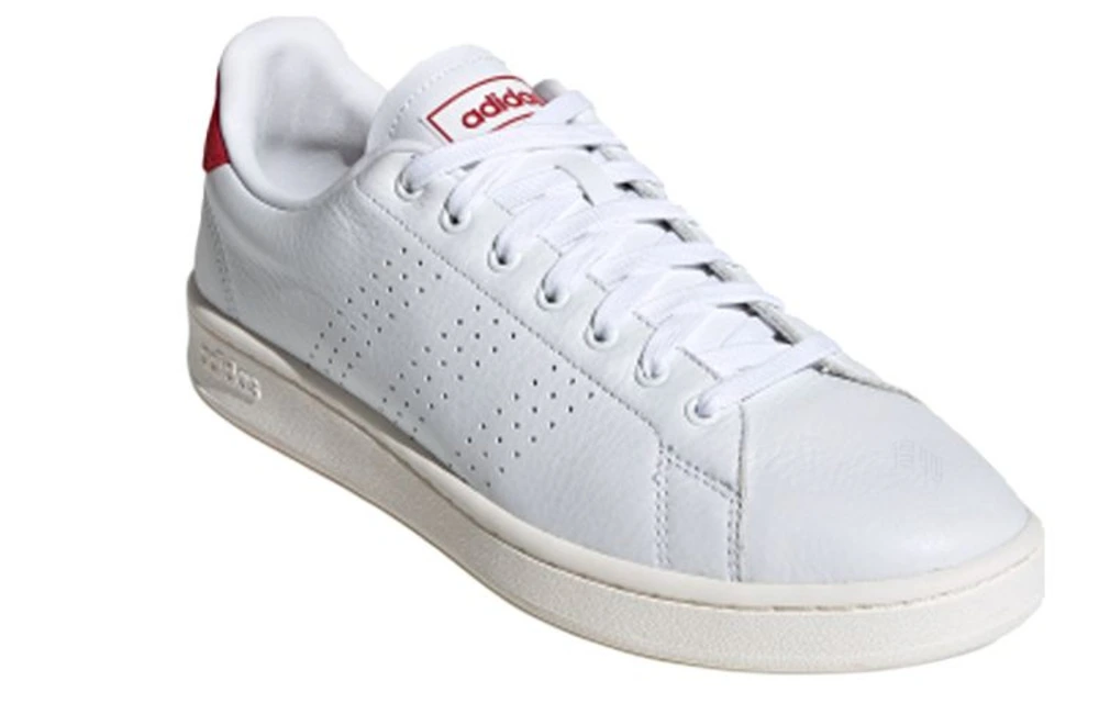 Кроссовки adidas neo ADVANTAGE белые с красным, унисекс, Размер: 36⅔ | Китай.рф