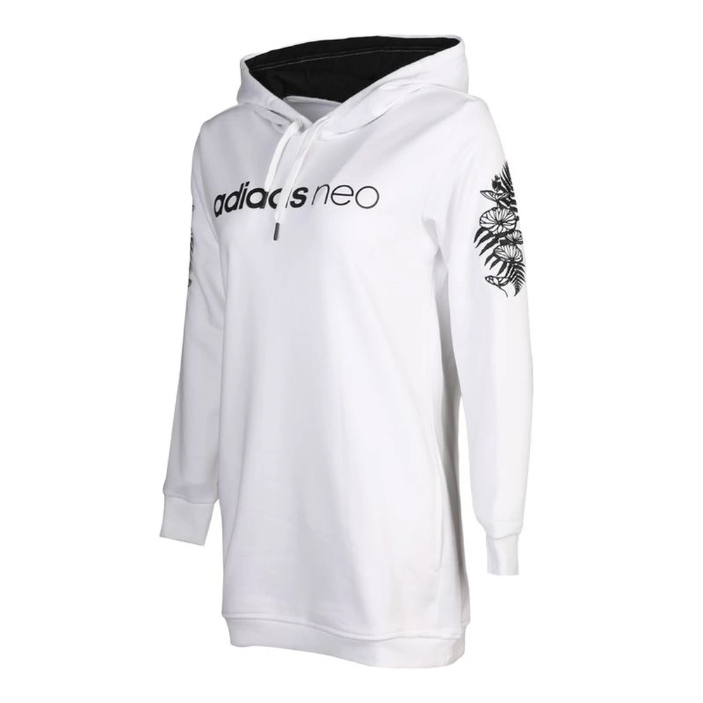 Свитшот adidas neo женский белый с капюшоном, Цвет: Белый, Размер: L | Китай.рф