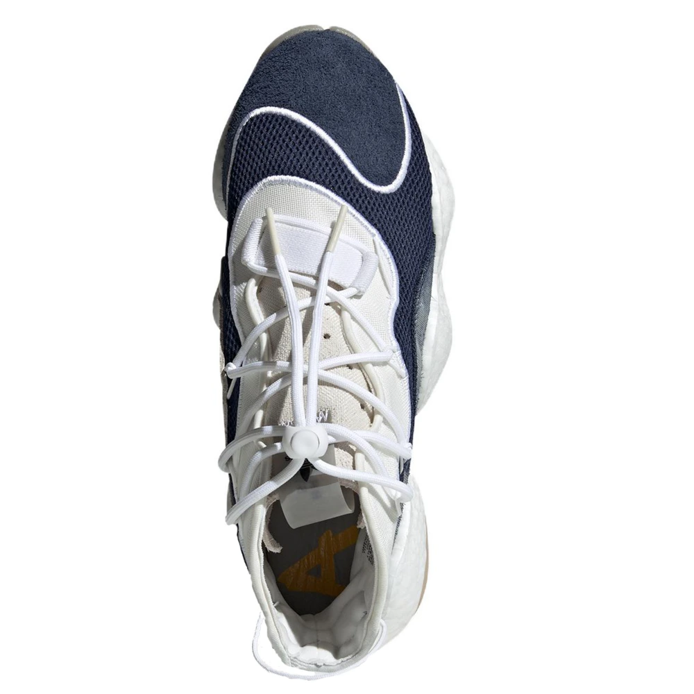 Кроссовки мужские высокие adidas Originals Crazy BYV, комбинированные материалы, голубые и белые, повседневные, Размер: 41⅓ | Китай.рф