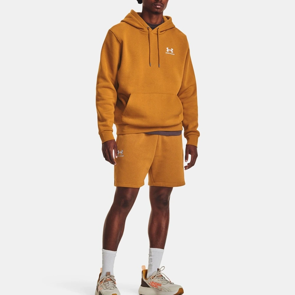 Свитшот Under Armour мужской ретро желтый с принтом, Цвет: жёлтая охра, Размер: M | Китай.рф