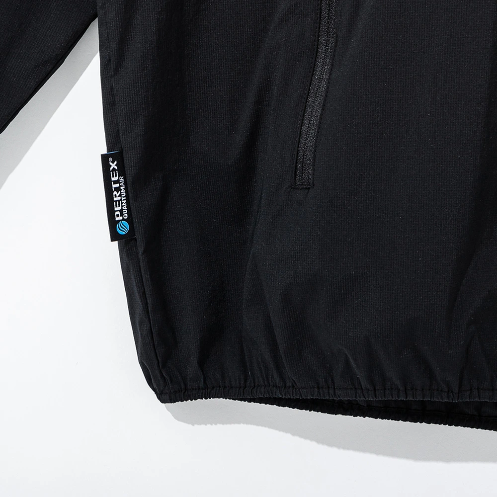 Куртка New Era SS22 мужская с полузамком и капюшоном чёрная, Цвет: черный, Размер: M | Китай.рф