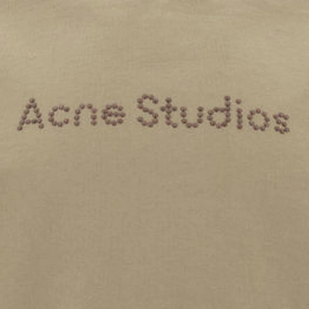 Футболка Acne Studios мужская с логотипом, Цвет: хаки, Размер: XS | Китай.рф