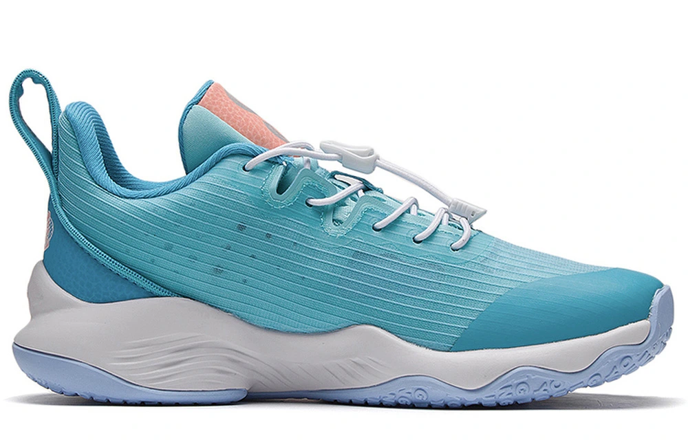 Кроссовки баскетбольные Li-Ning CLOUD детские из Китая, Цвет: Чистый синий/голубой бабочка, Размер: 33 | Китай.рф