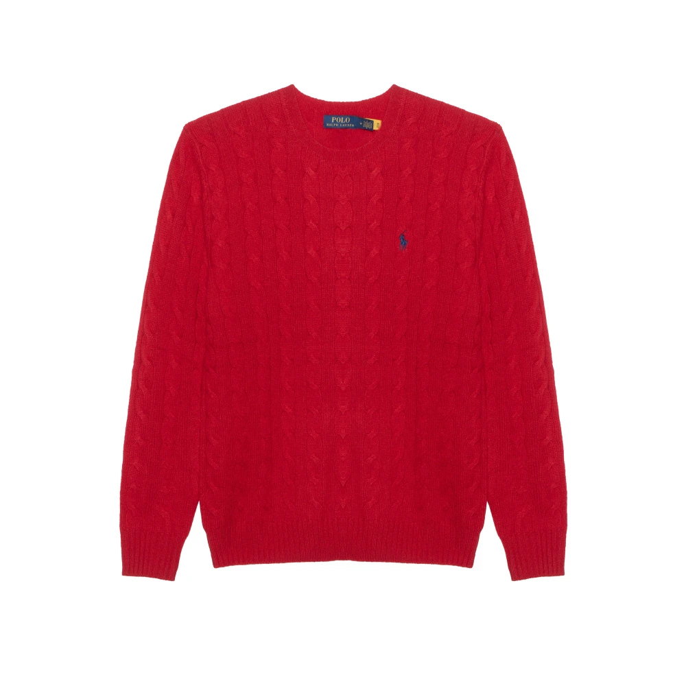 Свитер Polo Ralph Lauren мужской красный с вышитой лошадью, Цвет: красный, Размер: S | Китай.рф