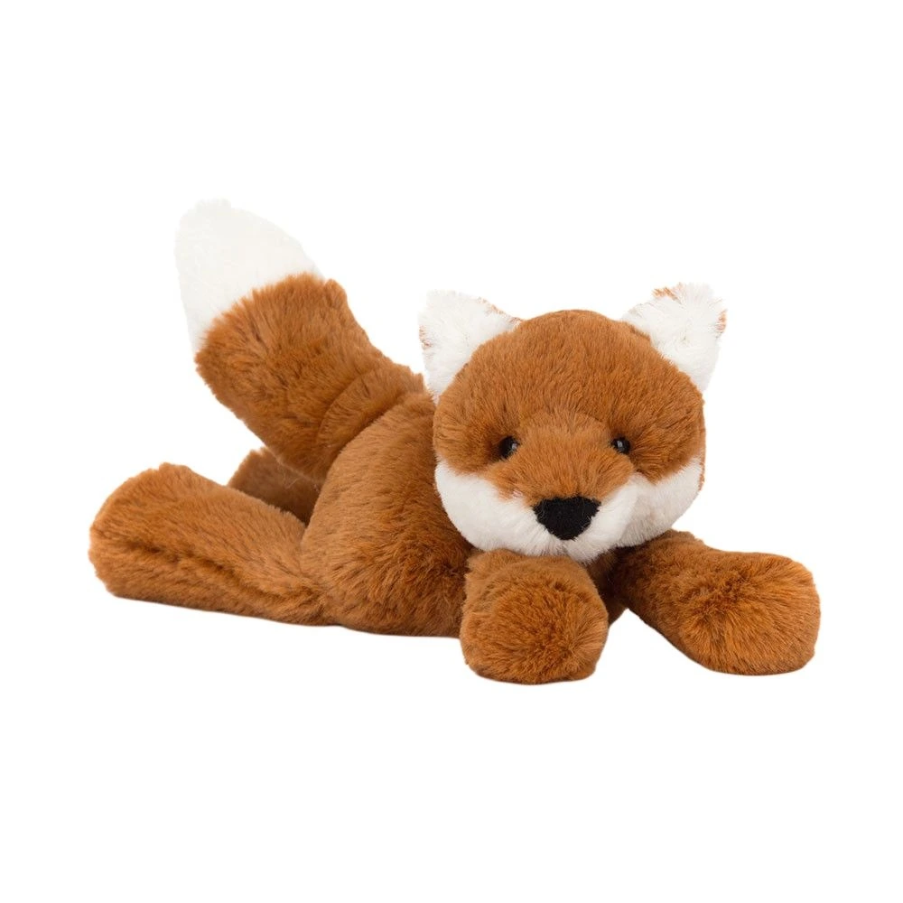 Мягкая игрушка JELLYCAT Лисёнок Смагги сидящий, Название продукта: Smagi Fox Tiny, Коробка: Нет подарочной коробки | Китай.рф