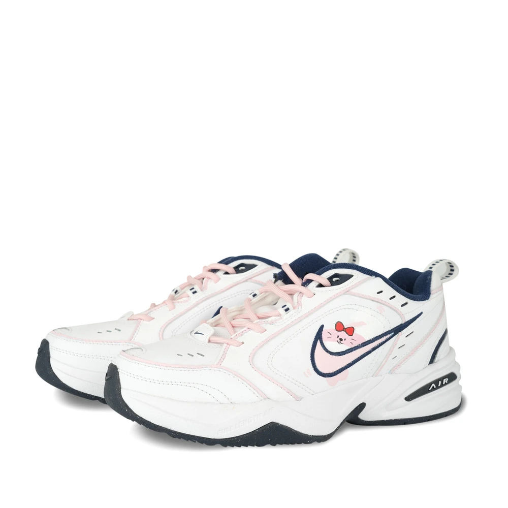 Кроссовки Nike Air Monarch 4 на толстой подошве бело-розовые, Цвет: бело-розовый (розовая подарочная коробка), Размер: 37.5 | Китай.рф