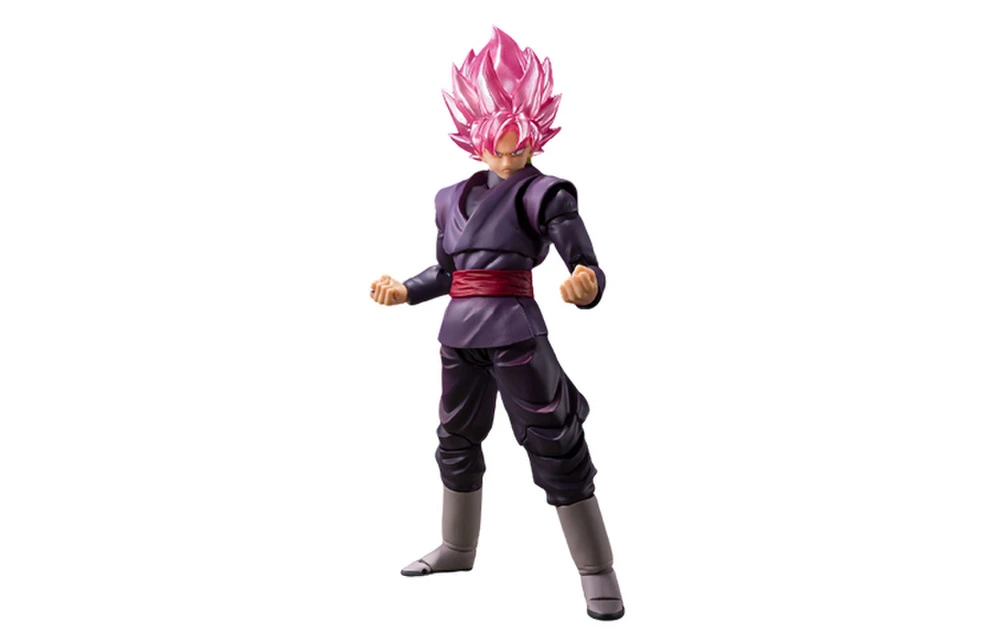 Фигурка Goku Black, 14 см, розовая — BANDAI, Название продукта: супер сайян розовый | Китай.рф