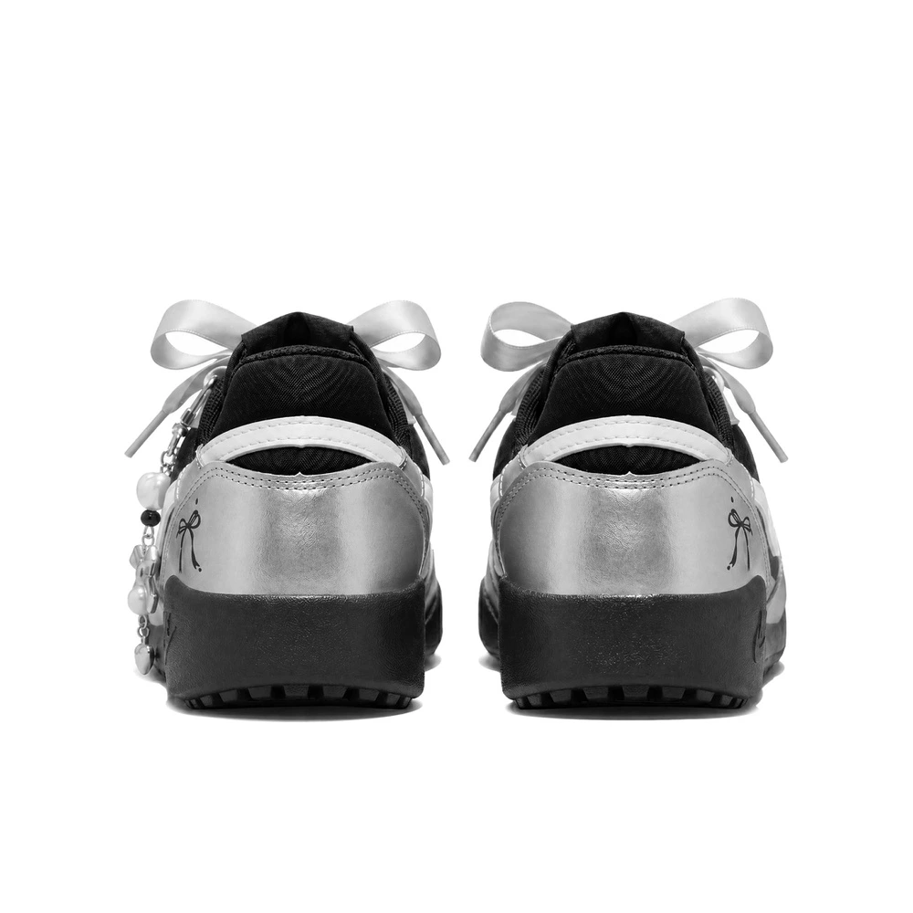 Кроссовки Nike Terra Manta низкие, женские, черно-серебристые, Цвет: черный серебристый, Размер: 35.5 | Китай.рф