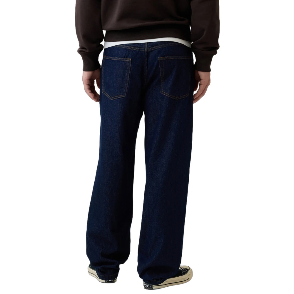 Джинсы GAP Men's Wide Leg Dark Blue, Цвет: темно-синий, Размер: XS | Китай.рф