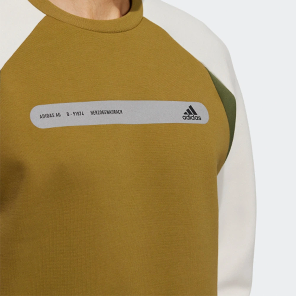 Худи adidas мужское в американском ретро-стиле, Цвет: Алюминиевый коричневый, Размер: XL | Китай.рф
