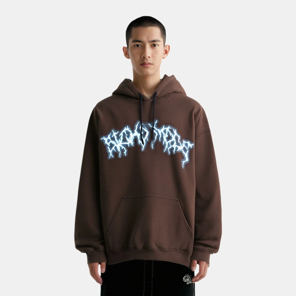 Толстовка Travis Scott Cactus Jack с принтом Astro World, Цвет: коричневый, Размер: M | Китай.рф