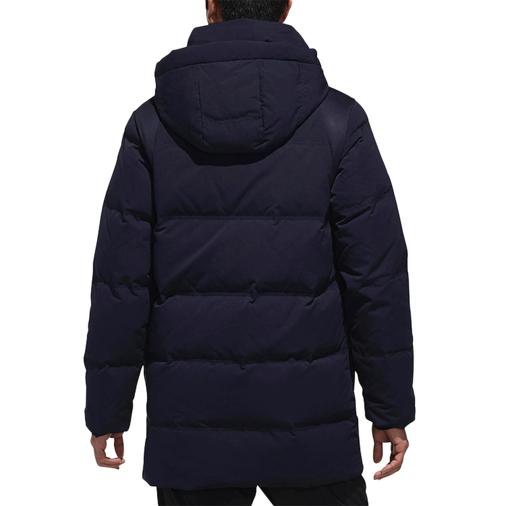 Пуховик adidas Str Mid Down мужской темно-синий, Цвет: темно-синий, Размер: XXXL | Китай.рф