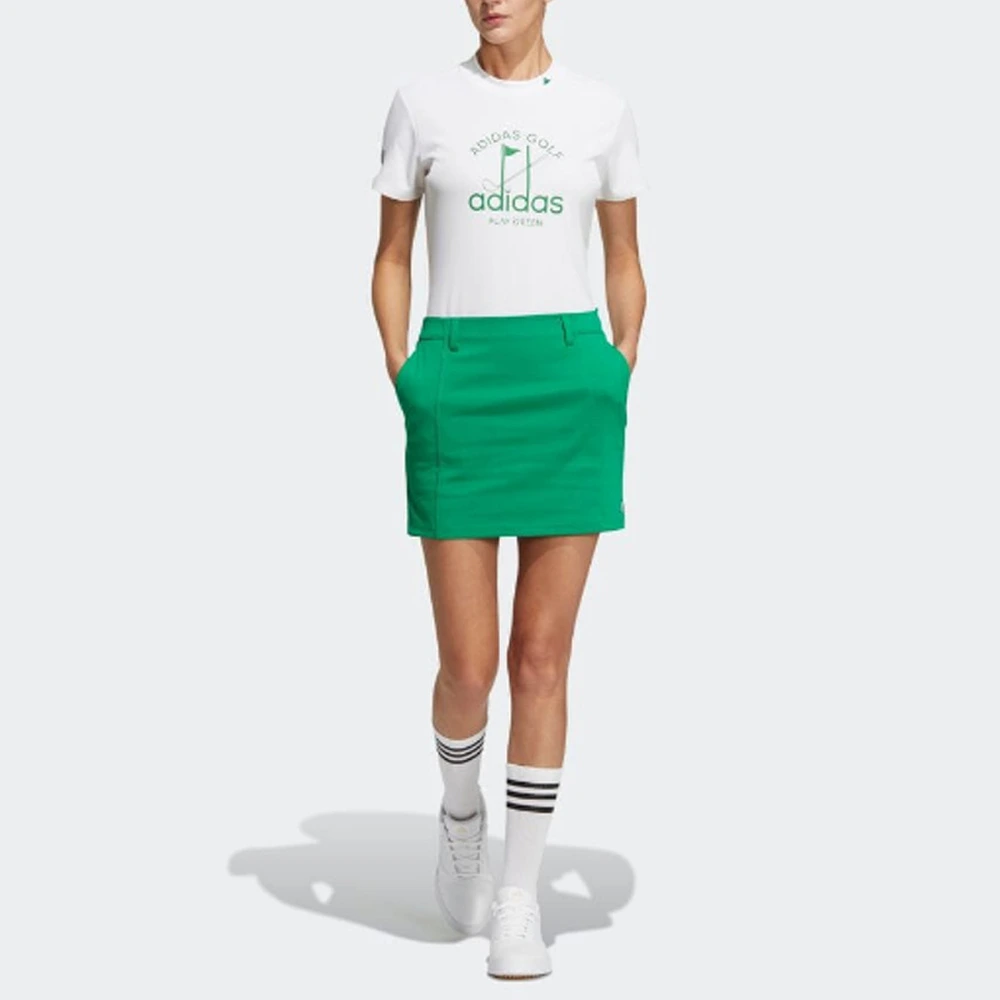 Юбка adidas женская облегающая гольф, Цвет: зеленый, Размер: XXL | Китай.рф
