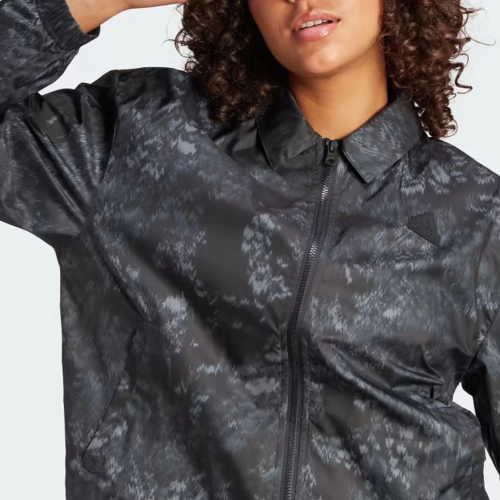 Тренчкот adidas Future Icons 3-Stripes Woven Windbreaker, женский, черный, Цвет: черный, Размер: M | Китай.рф