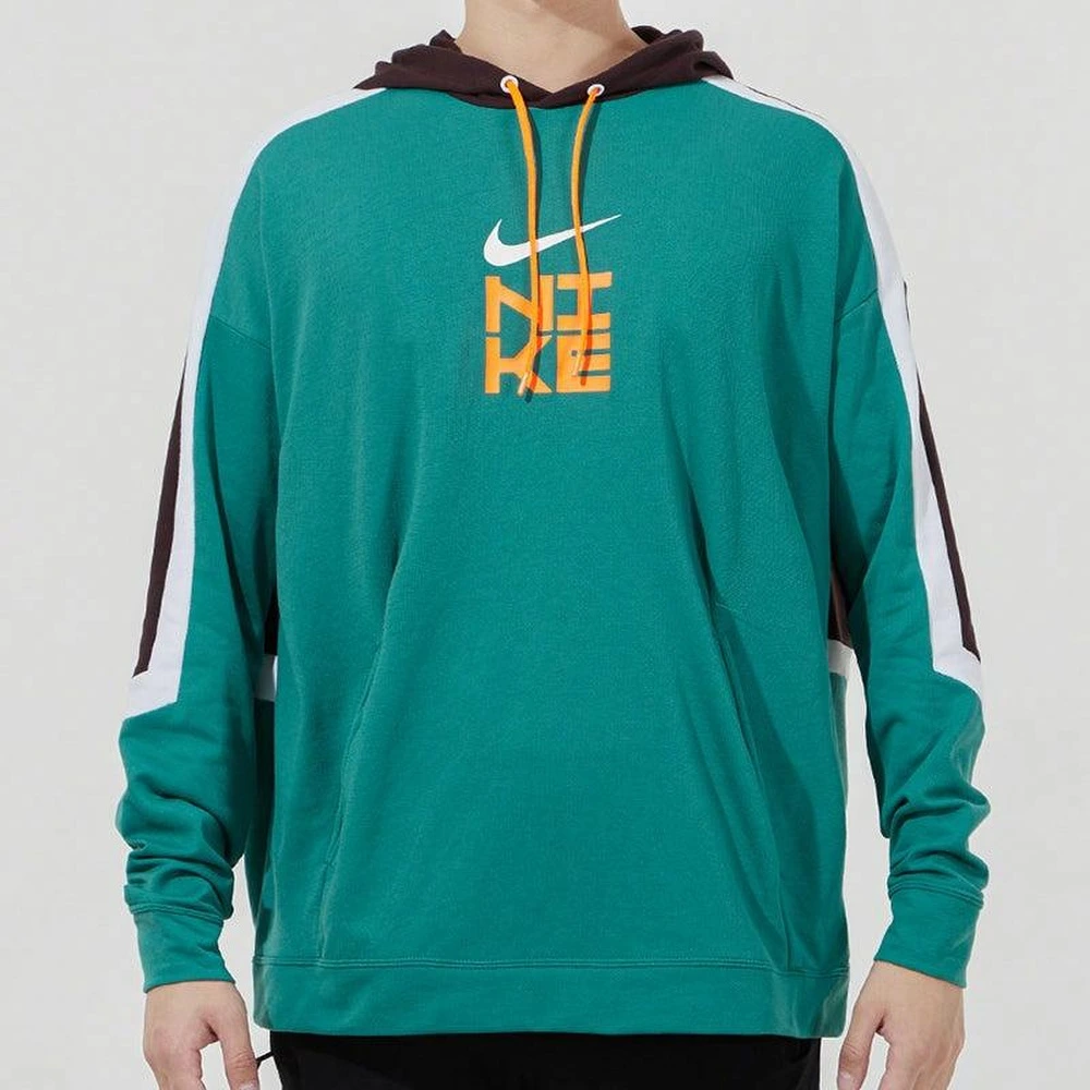 Мужское худи Nike с принтом Logo, разноцветное, голубое, Цвет: озеро голубое, Размер: M | Китай.рф