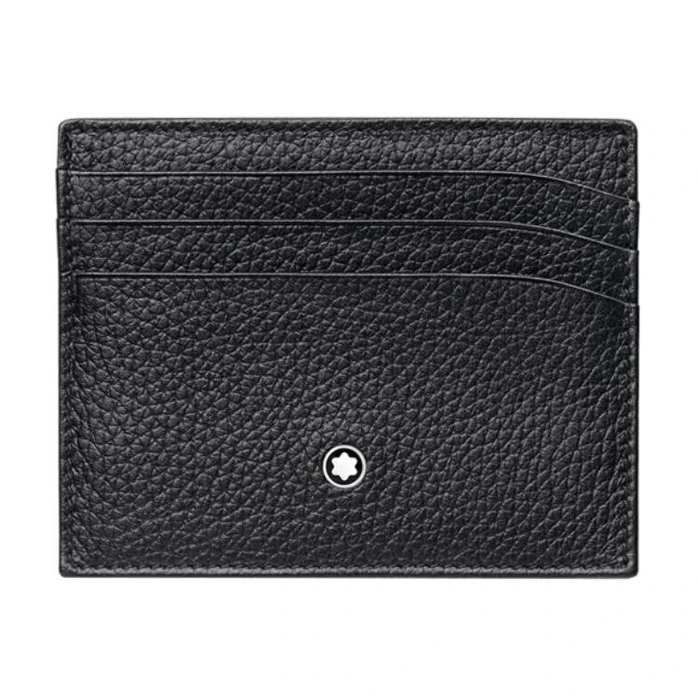 Картхолдер MONTBLANC «Мейстерштюк» мужской, кожаный, черный, Упаковка: Базовая комплектация (сумка + пыльник) | Китай.рф