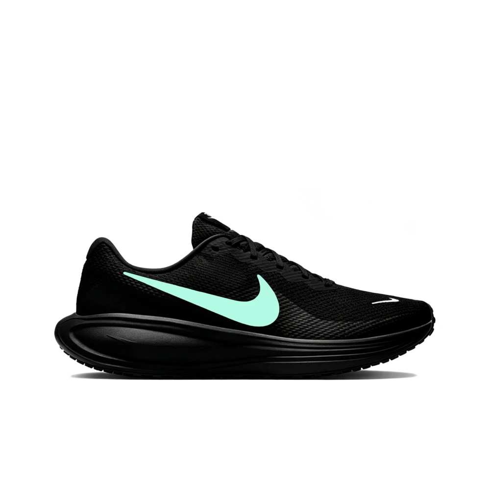 Кроссовки Nike REVOLUTION 8 для бега мужские низкие черно-зеленые, Цвет: черно-зеленый, Размер: 39 | Китай.рф