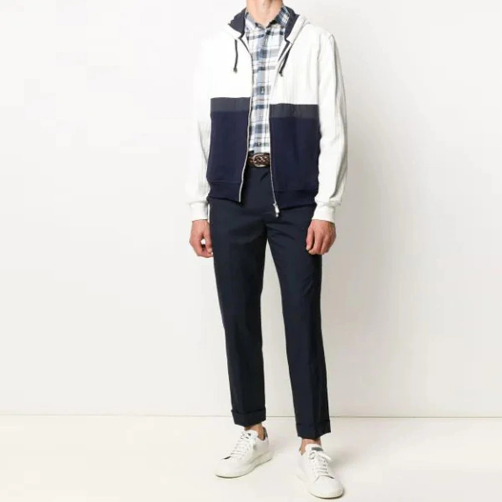 Толстовка Brunello Cucinelli мужская синяя (navy), Цвет: темно-синий, Размер: M | Китай.рф