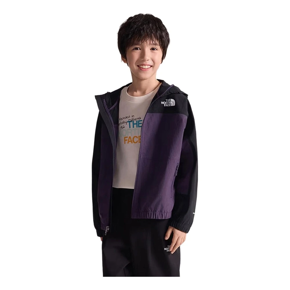Куртка детская THE NORTH FACE Outdoor Wear, Цвет: GJI/фиолетовый сумеречный/космический чёрный, Размер: XS | Китай.рф