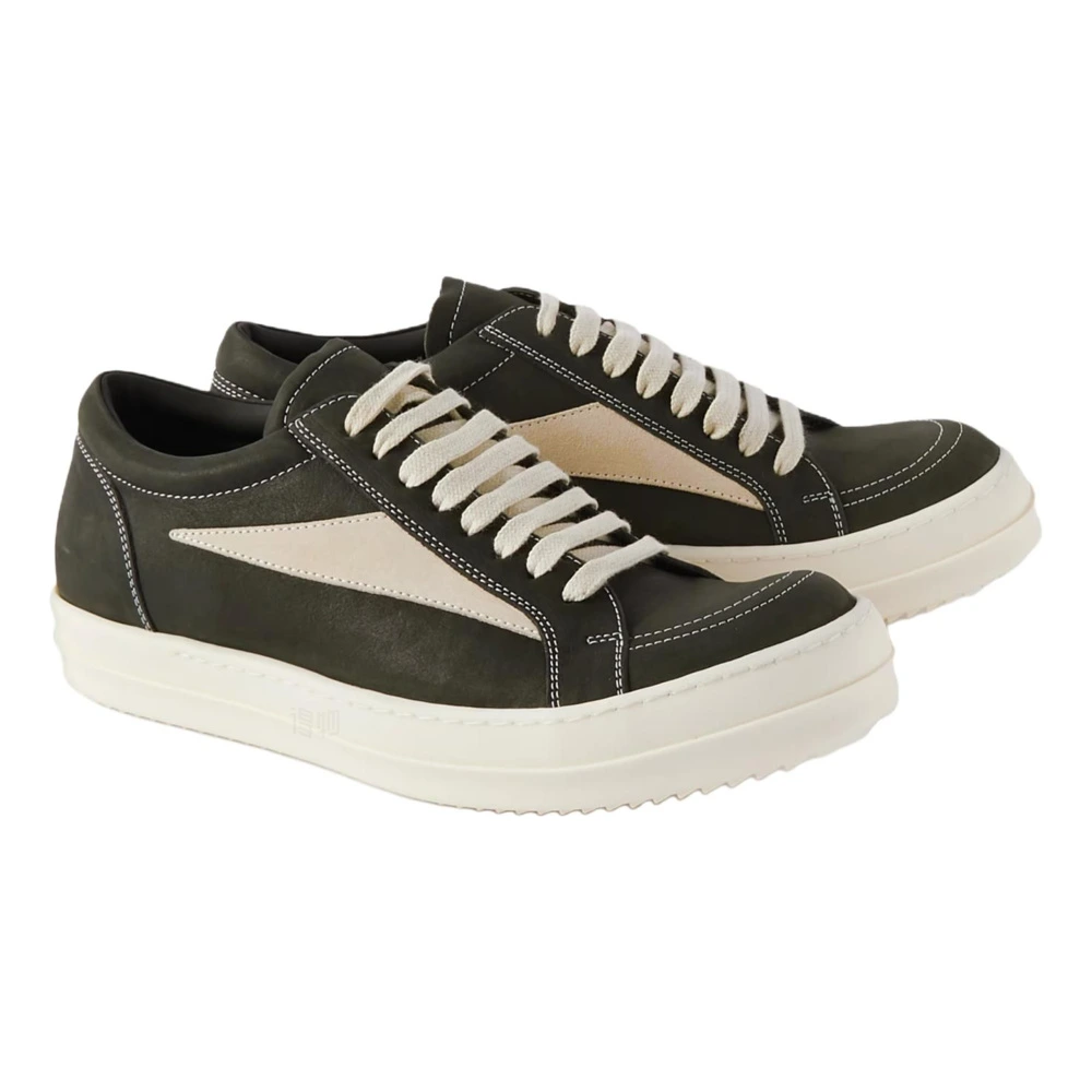 Кроссовки RICK OWENS Porterville Vintage Low для мужчин, Цвет: темно-зеленый, Издание: С оригинальной коробкой для обуви, Размер: 40 | Китай.рф