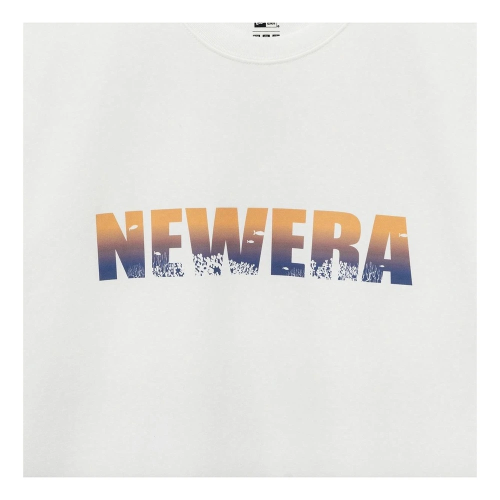 Футболка New Era SS24 с принтом, унисекс, белая, Цвет: Белый, Размер: S | Китай.рф