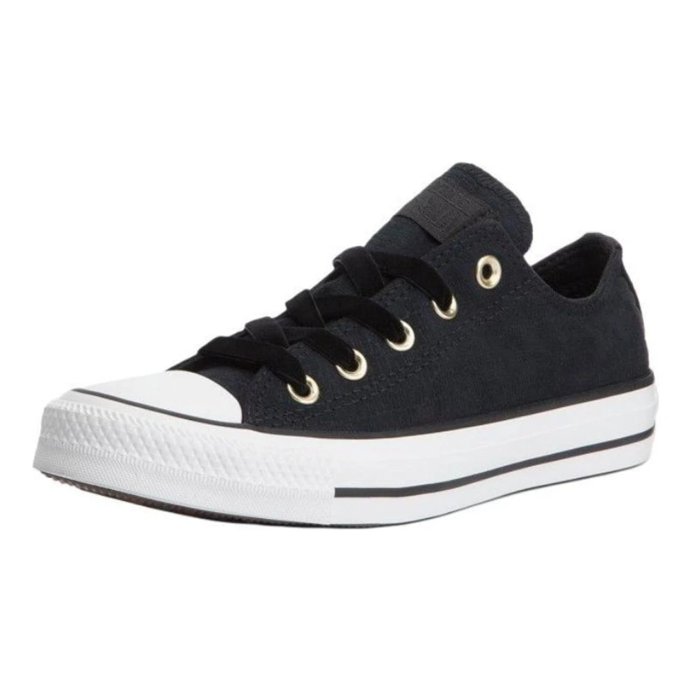 Кроссовки Converse Chuck Taylor Low top для скейтборда, унисекс, черные, Цвет: черный, Размер: 35 | Китай.рф