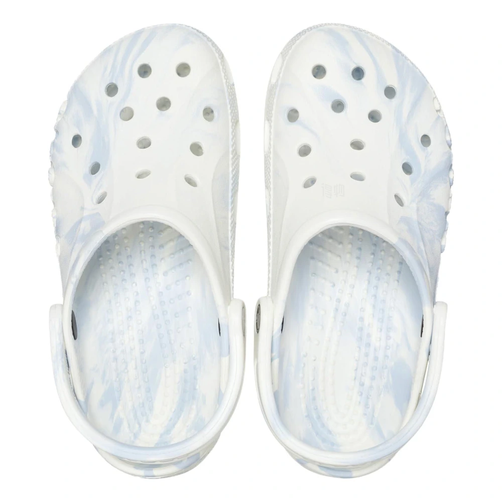 Клоги Crocs Baya Marbled белые, унисекс, Цвет: Белый, Размер: 36-37 | Китай.рф