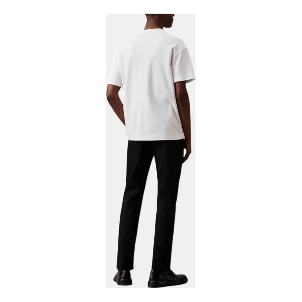 Футболка Calvin Klein Cotton Logo с коротким рукавом, Цвет: Белый, Размер: L | Китай.рф