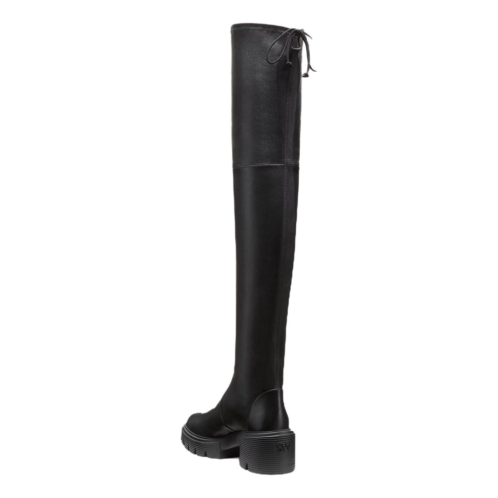 Ботфорты Stuart Weitzman Over the Knee 6см женские черные, Цвет: черный, Размер: 35.5, Размер: Нет оригинальной коробки для обуви | Китай.рф