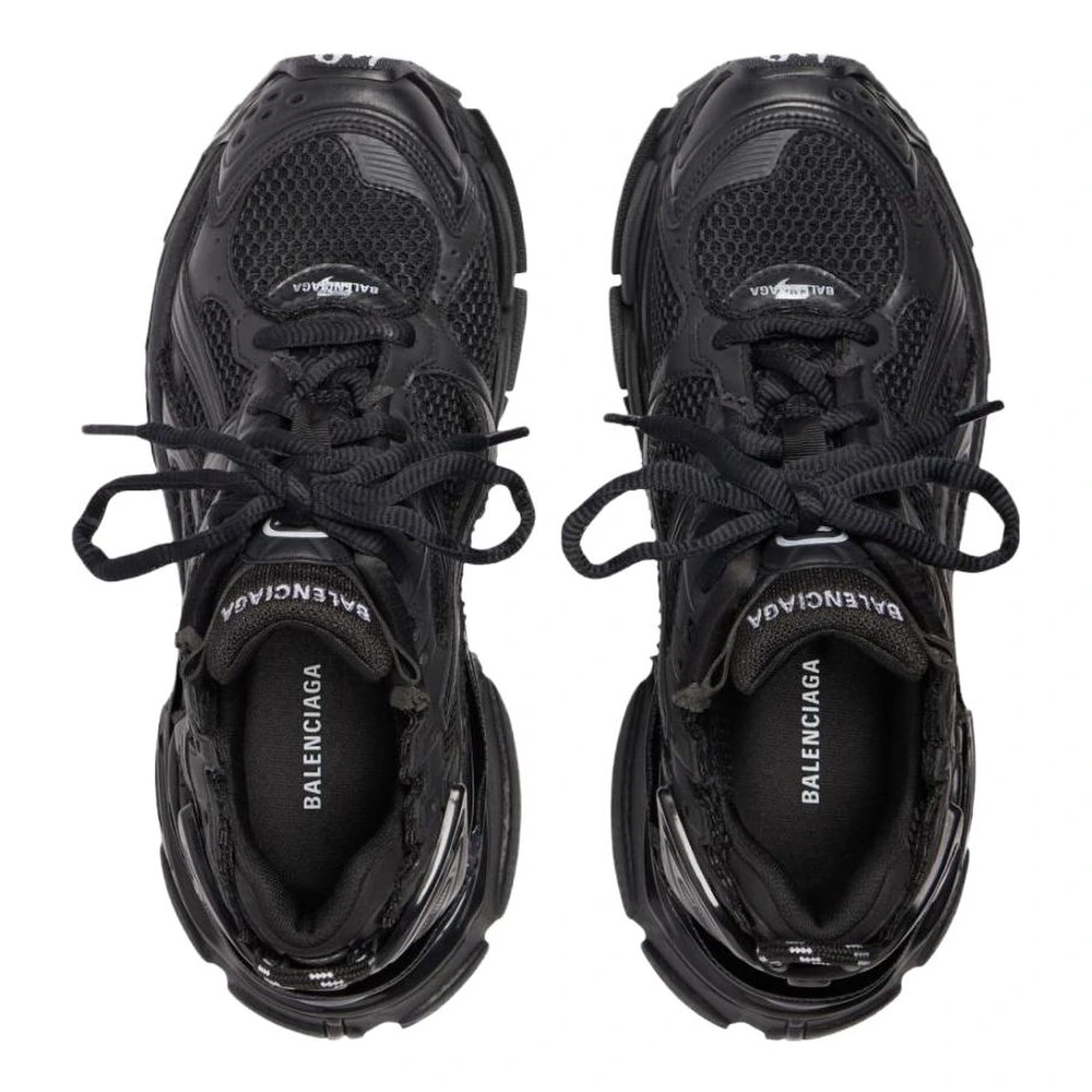 Кроссовки Balenciaga Runner на толстой подошве, женские, черные, Цвет: черный, Размер: 36 | Китай.рф