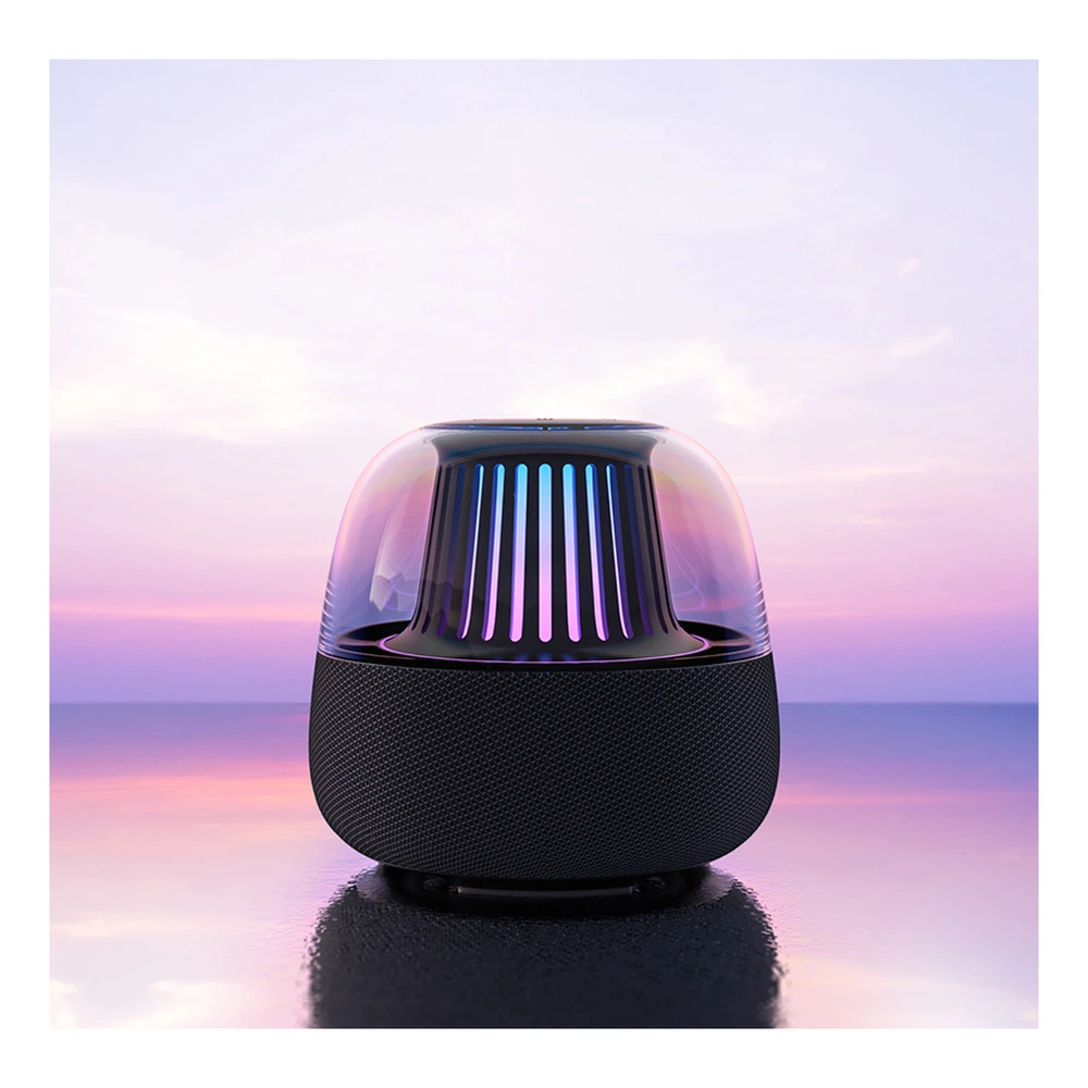 Bluetooth-колонка ALLway Halo 20 с подсветкой, 3 режима, 9 эффектов, долгий срок работы, Цвет: черный | Китай.рф