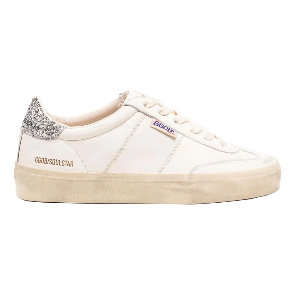 Кроссовки Golden Goose Soul Star с блестками, Цвет: Белый, Размер: 36 | Китай.рф