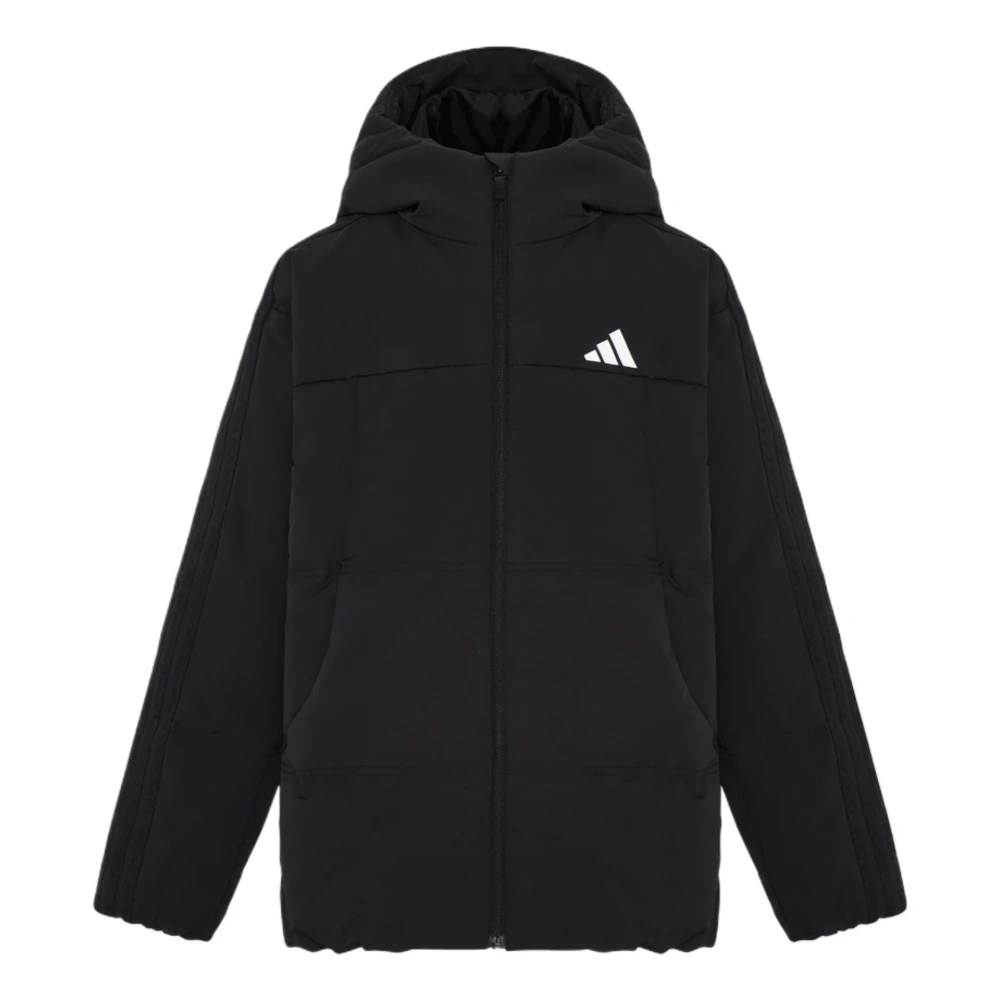 Детская куртка adidas с капюшоном, Цвет: черный, Размер: 104 | Китай.рф