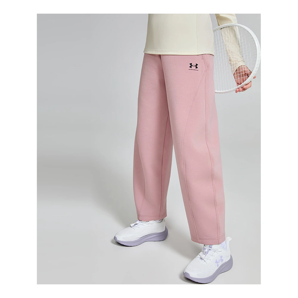 Штаны спортивные Under Armour трикотажные, женские, со средним стрейчем, Цвет: Пыльно-розовый, Размер: 130 | Китай.рф