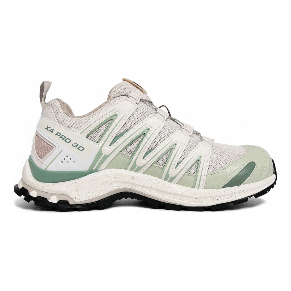 Кроссовки для бега SALOMON XA PRO 3D бело-зеленые, Цвет: бирюзово-бело-зелёный, Размер: 36 | Китай.рф