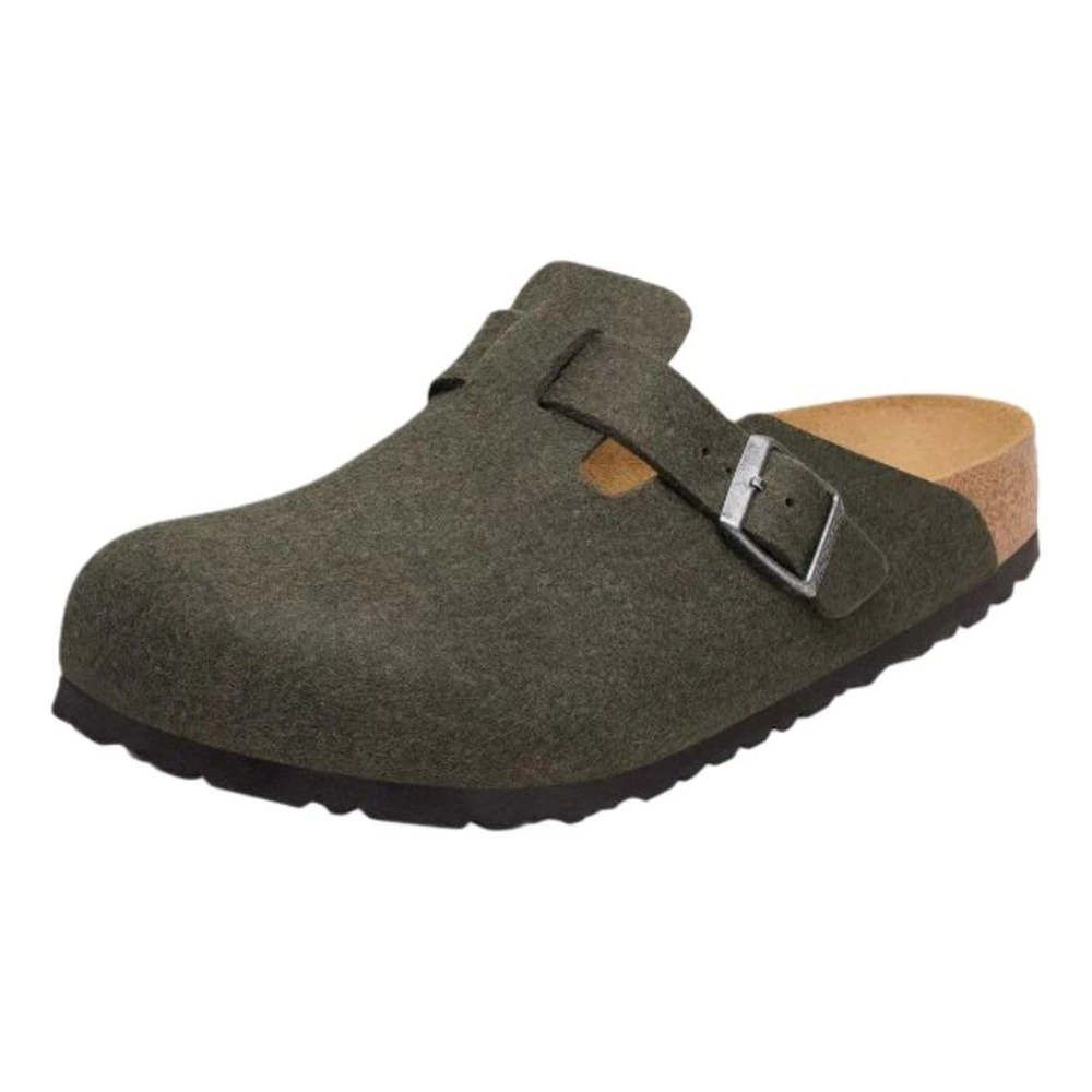 Ботинки Birkenstock Boston табачного цвета, унисекс, Размер: 39, Цвет: зеленый мох | Китай.рф