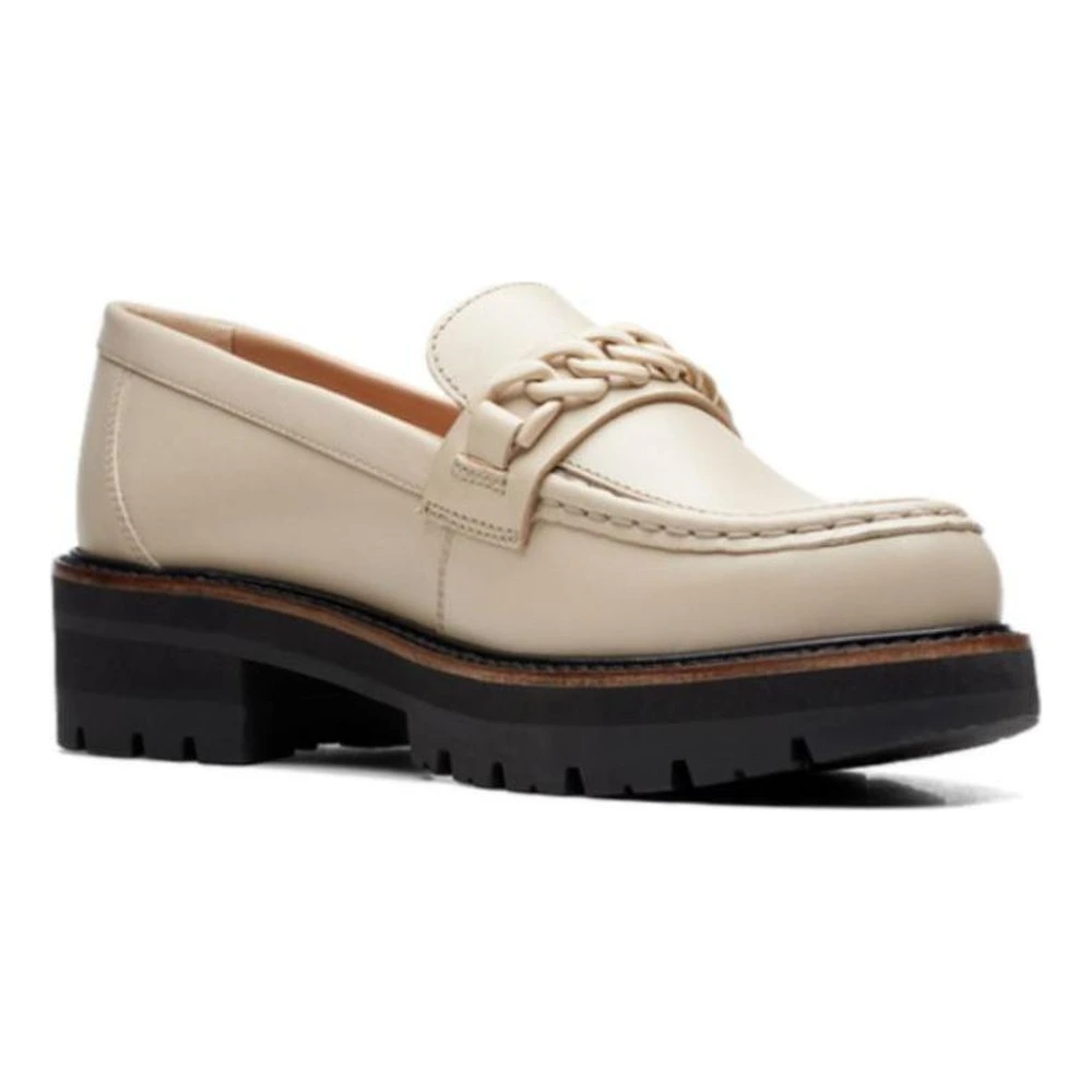 Лоферы Clarks Leather Platform Shoes Women's Ivory, Цвет: молочный, Размер: 39 | Китай.рф