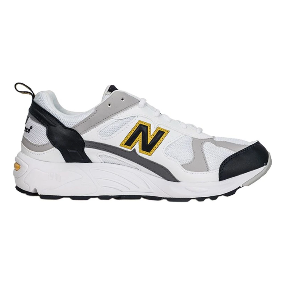 Кроссовки New Balance 878 CM878WYW серо-желтые повседневные, Размер: 41.5, Ширина: ширина D | Китай.рф