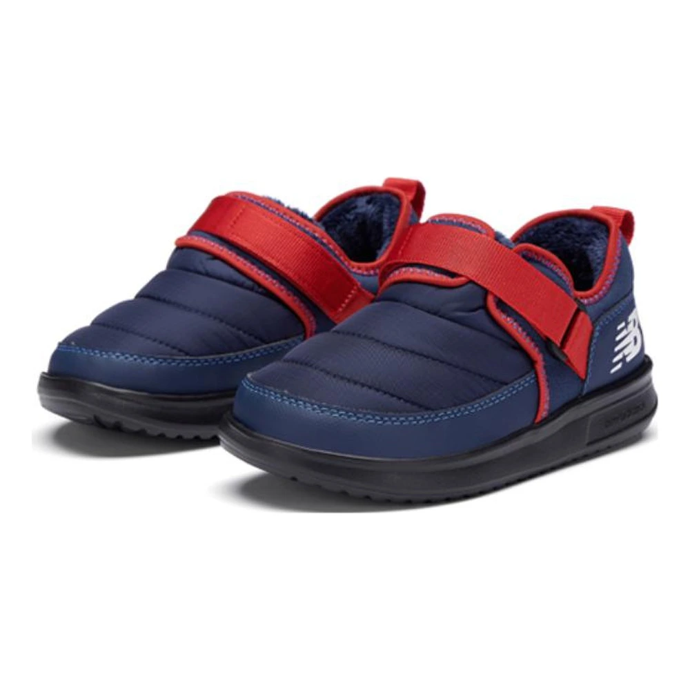 Кроссовки детские повседневные New Balance CRVN MOC темно-синие, Цвет: темно-синий, Размер: 33.5, Набор: Стандарт (M) | Китай.рф