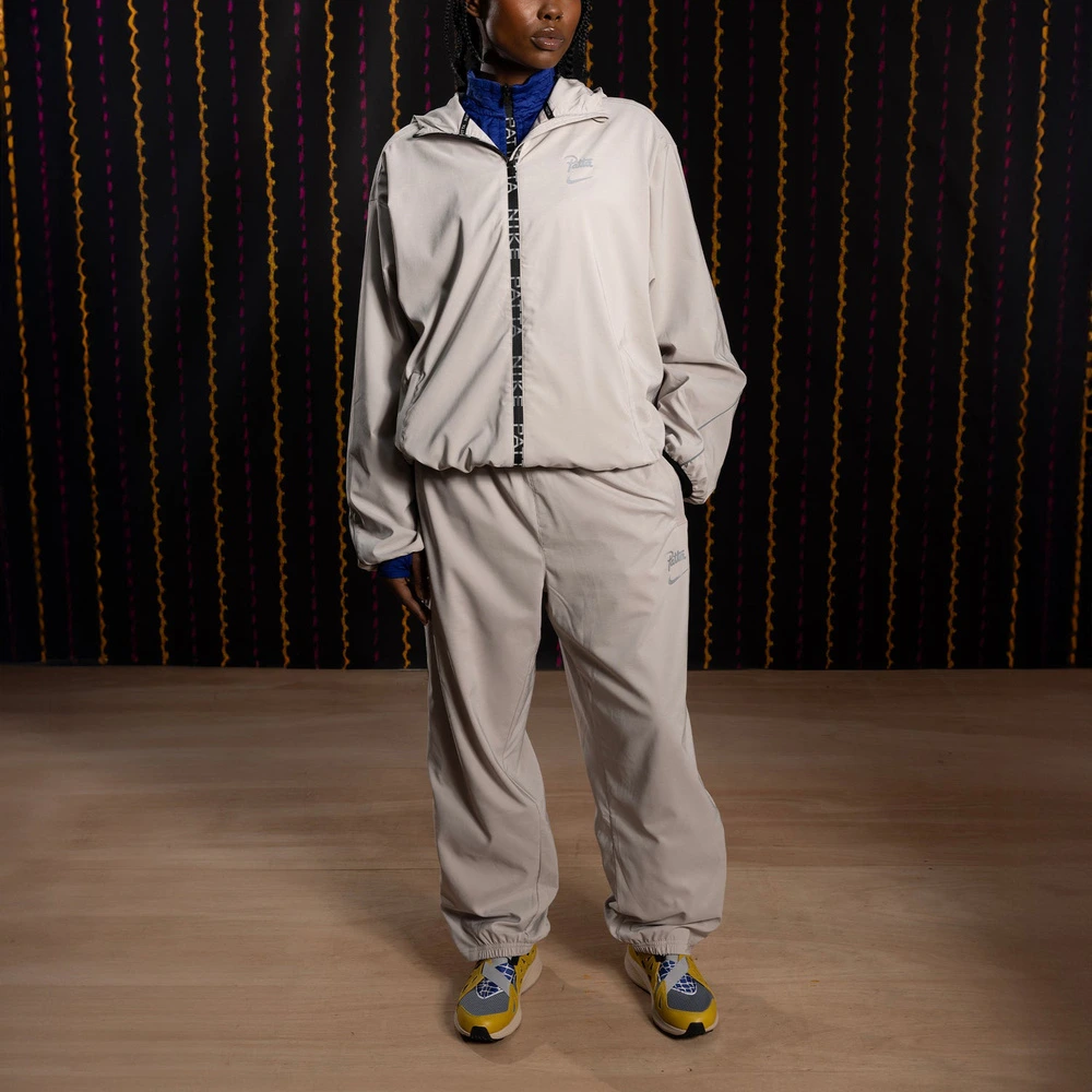 Куртка Nike x Patta SS24 серая с капюшоном, Цвет: серый, Размер: S | Китай.рф