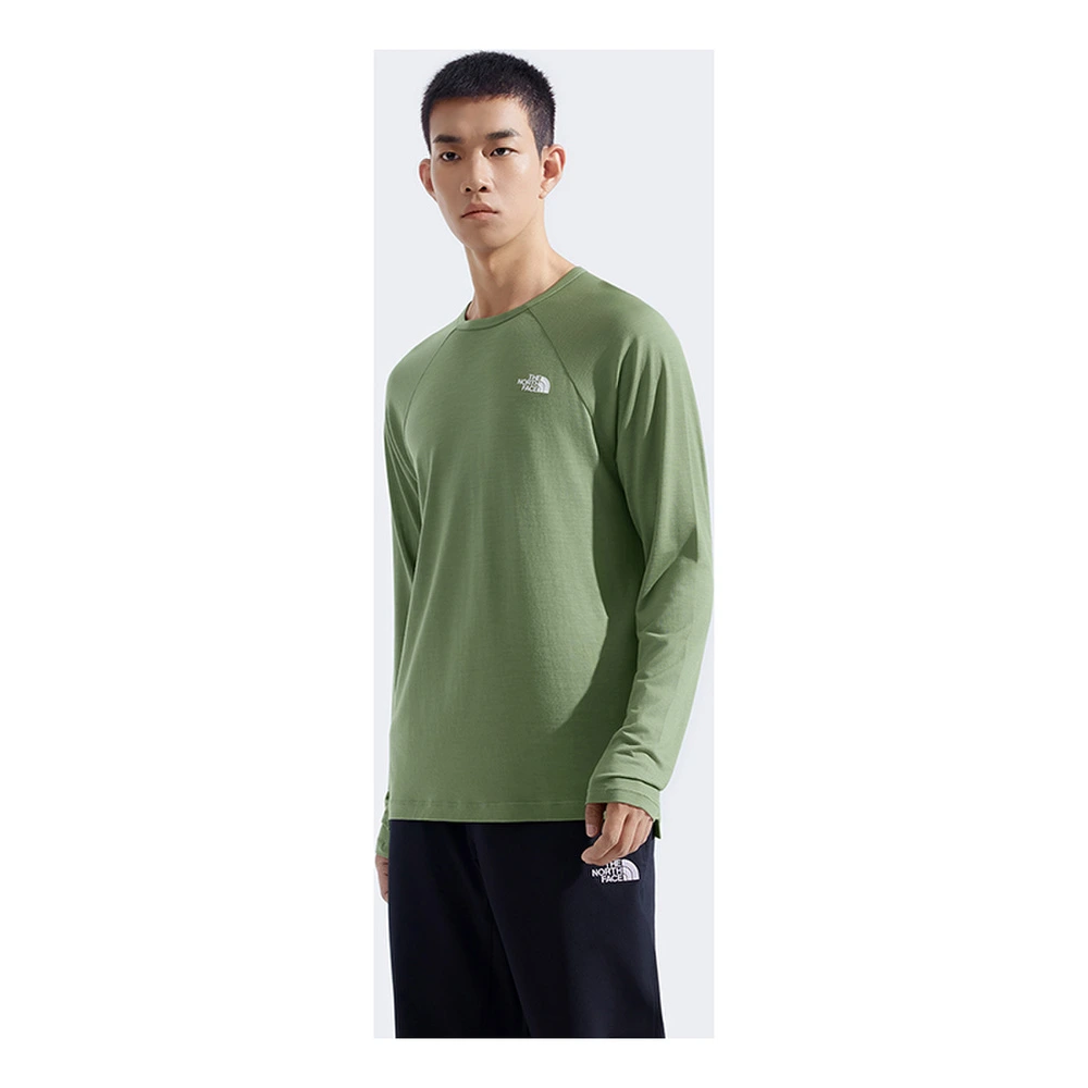 Футболка The North Face Logo Misty мужская, Цвет: зелёный/BO9, Размер: XL | Китай.рф
