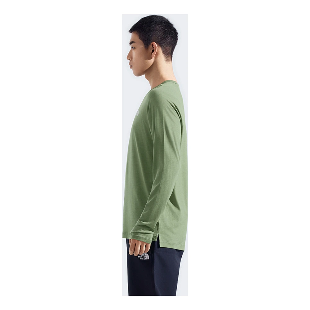 Футболка The North Face Logo Misty мужская, Цвет: зелёный/BO9, Размер: XL | Китай.рф