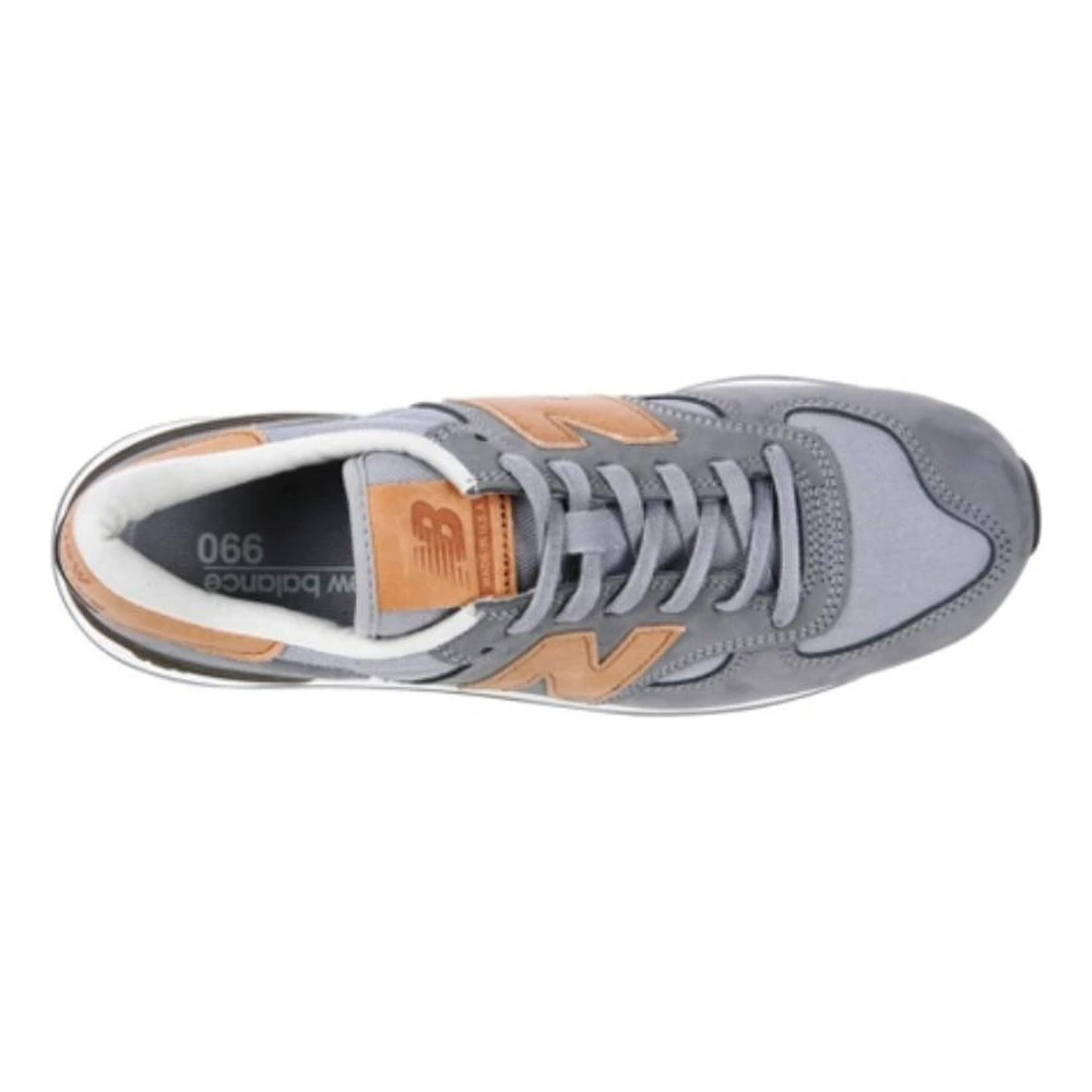 Кроссовки New Balance 990 комфортные универсальные низкие топы для бега унисекс серо-коричневые, Цвет: серо-коричневый, Размер: 42.5, Издание: ширина D | Китай.рф