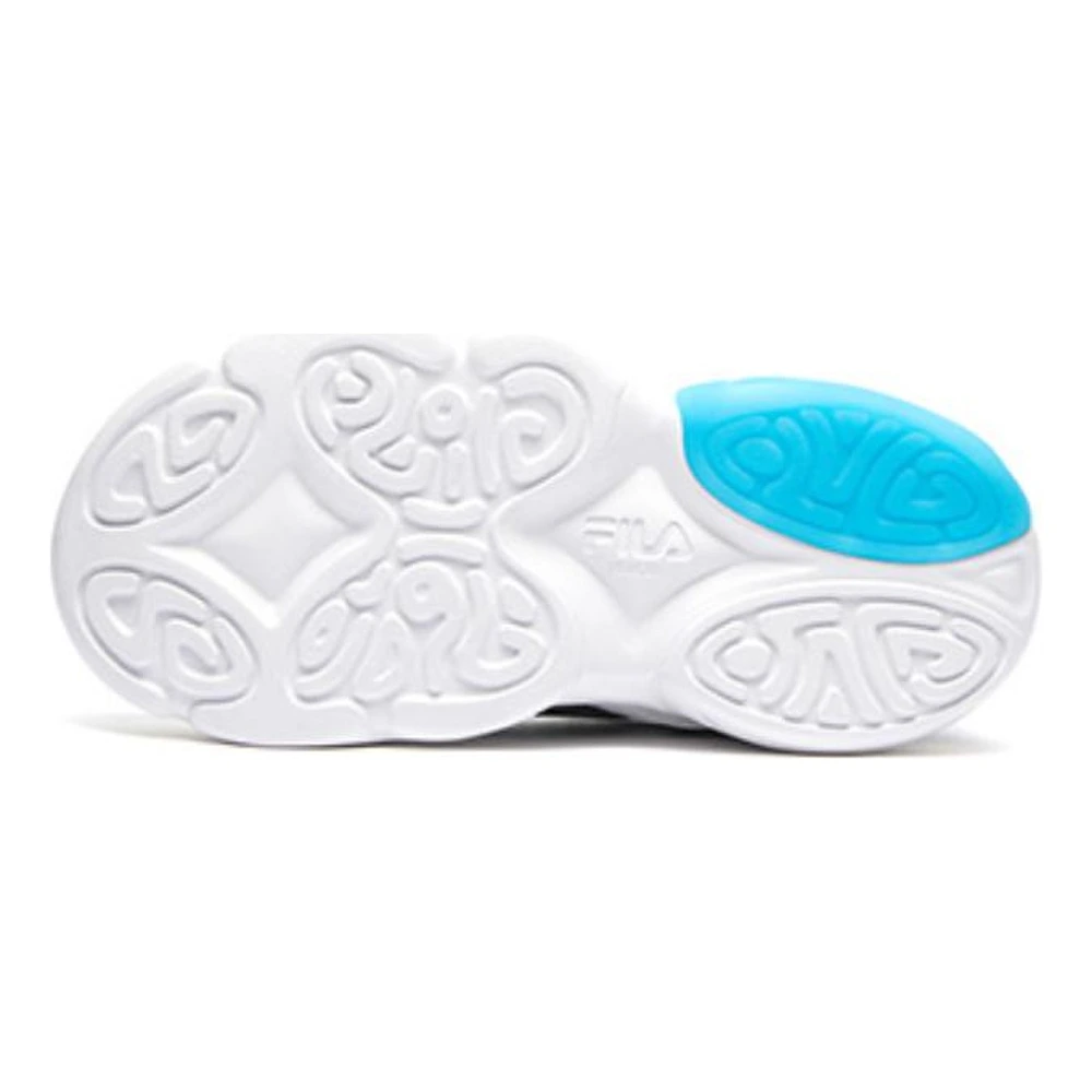 Детские кроссовки FILA KIDS Luna белые с синими вставками, Цвет: белый черный синий, Размер: 28 | Китай.рф