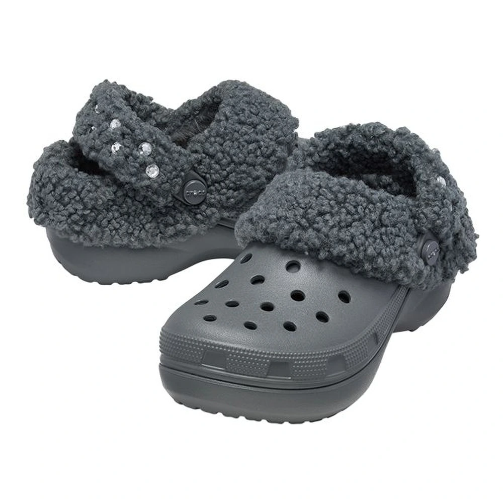 Клоги Crocs «Облачный глиттер» для женщин, Цвет: карбоновый серый, Размер: 36/37 | Китай.рф