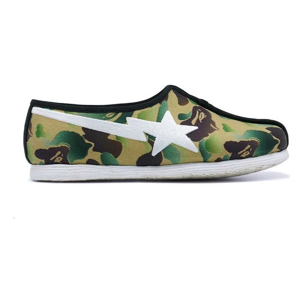 Кроссовки NLS x A BATHING APE мужские зеленые с круглым носом, Размер: 40 | Китай.рф