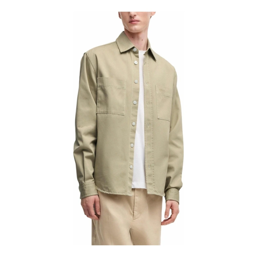 Рубашка HUGO BOSS мужская Light Beige, Цвет: светло-бежевый, Размер: XS | Китай.рф